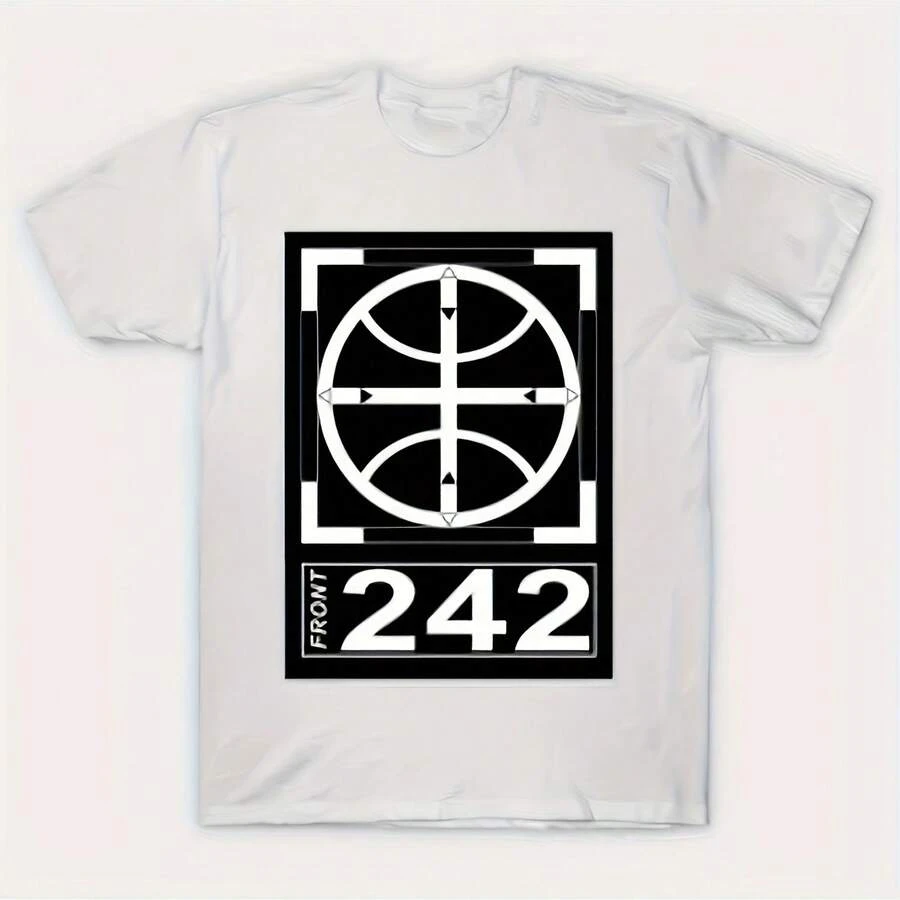 Front 242 - Tyranny For You - Symbol F T-Shirt247220g Mercerized Cotton Beaded T-Shirt With V-Neck Pleat Design And Invisible Waist Structure. Front -Disional Hot Drill Collage Into An Abstract Pnix Pattern, D-Sewn Back Collar Ovable Silk Ribbon. N Be Combined With Suit Pants To Create Art Sual Office, But Al With A Skirt To Participate In The Girlfriend Afternoon Tea, G A Special Hot Drill Repair Kit Embodies The Intimate Design. - 白色 - 查看 1