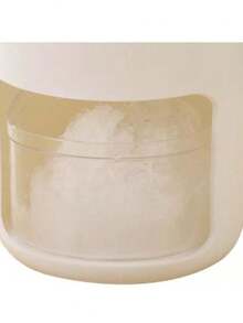 Una Trituradora de hielo de manivela ideal para preparar deliciosos conos de nieve, raspados y helados. Trituradora de hielo manual portátil, excelente para reuniones en casa y postres de verano. - Blanco - Ver 5