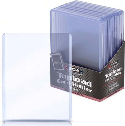 Thick Card Topload Holder | Holds Relic, Patch, And Jersey Cards |  Protective Card Sleeves For Collectibles And Trading Cards | Protective  Rigid Plastic Display Card Holder (168 Pt. / 4.25 MM) | SHEIN USA