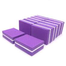 [2/5/10 pezzi] Lime per unghie in spugna, buffer per unghie in spugna da 100/180 grana, blocchi per unghie in schiuma EVA, lucidanti e modellanti per unghie reversibili, strumenti colorati per la cura delle unghie