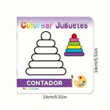 一套10本儿童涂色书，包含10个不同的主题。学习简单的笔触，提升孩子的涂色技巧和艺术创造力。培养色彩感知能力，提供早期教育启蒙。是生日、圣诞节和新年庆祝活动的理想礼物。 - 紅色 - 查看 4