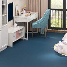 1 卷自粘纯色壁纸，蓝色卧室装饰墙纸，防水防油墙贴，适用于墙壁、护墙板、桌面、桌子、宿舍、卧室、客厅、厨房橱柜墙贴墙面装饰客厅装饰 - 藍色 - 查看 10