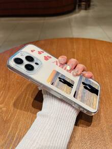 1 件定制个性化情侣手机壳，签名设计，TPU 透明硅胶壳，镜头保护，兼容 16 Pro Max/16 Pro/15 Pro Max/14 Pro Max/13 Pro Max 13 Pro/15 Pro、/A05/A04/A11/A24/A25/A26/A33/A12/A13/A14/A15/A52/A54/A55/S23 Ultra/S24 Ultra/A52S/13C/A15、HonorX6A/X7B/X8B/X6、SAM、Redmi。定制个性化，日常使用或特殊场合的礼物 - 無色 - 查看 5