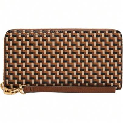 Local Delivery--Zip Around Clutch Wallet, Nebula