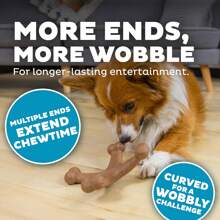 By Dogwood Jack Durable Dog Chew Toy, Bacon Scent, Large - 彩色 - 查看 7