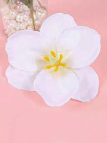 Set de 1/10 pinzas para el cabello con flores de imitación para niñas grandes, elegantes y dulces, pasadores para el cabello para primavera y verano, accesorios para el cabello para vacaciones junto al mar
