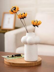 1 Peça Vaso Cerâmico em Forma de Nuvem, Vaso Floral, Decoração Elegante, Estilo Moderno Minimalista, Diversos Tamanhos, Adequado para Decoração de Casa, Quarto, Hotel, Restaurante, Presente de Formatura, Temporada de Casamentos, Lembranças