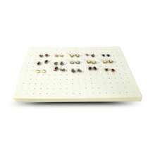 216 Holes Earrings Display Pad Studs Earrings Storage Jewelry Tray Inner Jewelry Box Insert Pad DIY Sponge Mat 33.5*22.5*1cm