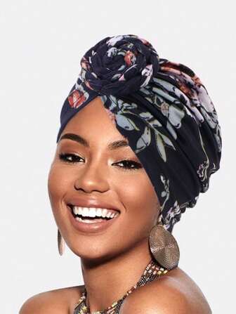 1pc Women Braided Elastic Cap, Headwrap Hat, Headwear, Soft Beanie Hat Suitable For Daily Use