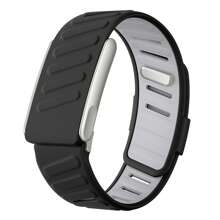 Whoop 5.0 Fitness Tracker Strap, Official Silicone Dual-Colored Wristband Compatible With Whoop 5.0 ECG Models