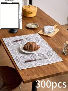 1/4/6/12 buc șervețele gri cu imprimeu geometric diamant, covorașe dreptunghiulare 40,6 cm x 60,1 cm pentru decorul bucătăriei de acasă, potrivite pentru sărbători, petreceri, zile de naștere, mese, toate anotimpurile - Gri - Vizualizare 17