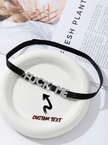 A Black Version Leg Ring Exclusively For Lovers, Featuring Shiny Silver Accessories, Suitable For Couples To Wear Together; Stylish, Versatile And High-End, With Personalized Letter Leg Rings. An Ideal Gift For Men To Give To Their Wives And Girlfriends, Specially Designed For Women. For Rave