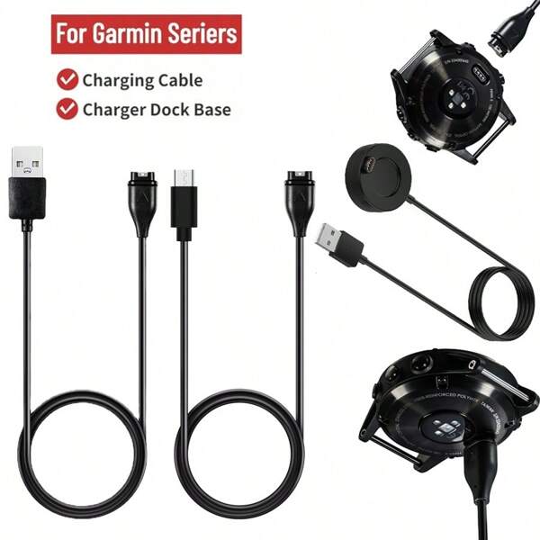 Watch Charger For Garmin Fenix7 7x 5s 6 6X 6S PRO Garmin Watch Charger USB Charging Cable Garmin Venu Vivoactive 4/3 Quatix 5 Watch Charging