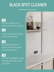 Multi-Purpose Mold And Stain Remover Cleaning Gel For Home Use, Suitable For Washing Machine Crevices, Sink And More