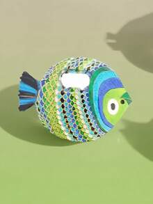 1 pieza Abrebotellas con forma de pez, imán para nevera, decoración del hogar bohemia