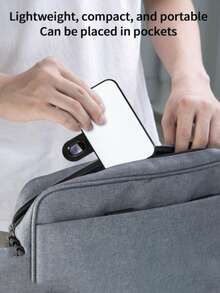 1 Pc LED Fill Light Selfie Light, LED Phone Light With 3 Lighting Mode, Portable Mini Clip-On Fill Light , Makeup, Live Stream, Conference Rechargeable Clip Video/Photos Light For Phone, Camera - Multicolor - View 6