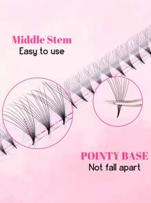 240Fans Pointy Base Premade Volume Eyelash Extensions,8-15mm Mixed Length