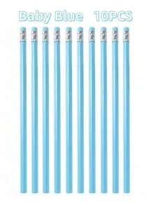100/30/10/1pc Pencils In A Pack, Pink Wedding Hb Pencils, Graphite Pencil Set With Eraser, Suitable For School Drawing, Sketching, Bridal Baby Shower, New Year And Valentine's Day Gifts. Must-Have Stationery For Back To School Season