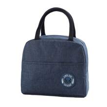 1pc Bestselling Insulated Lunch Bag With Bear Pattern - Waterproof & Portable, Suitable For School And Office - Keeps Food Fresh & Warm, Insulated Aluminum Foil Lunch Box Bag, Tote Bag, Picnic