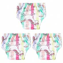 5pcs Reusable Baby Training Pants, Waterproof Washable Infant Cloth Diaper Covers, Breathable Potty Training Underwear - Multicolor - View 61