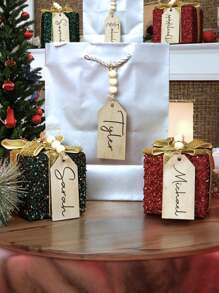 Etiquetas de Nome de Madeira Personalizadas, Presentes de Etiquetas de Nome, Presentes para Cestas de Flores, Marcador de Livro de Madeira, Presentes Avulsos para Meias, Casamentos, Chás de Panela, Presentes para Noivas