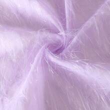 1 Stück Chiffon Blumenstrauß mit Quasten-Satinspitzenrand, florale DIY Bastelzubehör