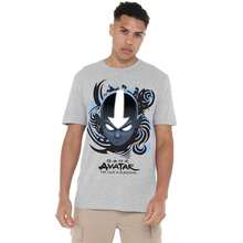 Mens Blue And Black Kanji TShirt (Sport Heather) - Grey - View 5