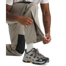 The North Face Men's Antora Rain Pant, Clay Grey/TNF Black, X-Large Regular - Multicolor - View 2