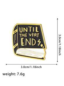 1 pièce Broche unique en alliage de zinc avec émail créatif, pour hommes et femmes - Épingle accessoire mode pour sacs à dos, chapeaux et vestes - Cadeau d'anniversaire parfait pour les amis et la famille Sac à dos pour l'école