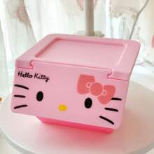 Sanrio 3pcs/Sanrio Hello Kitty Y2K Desktop Clamshell Storage Box Kuromi My Melody Cinnamoroll Pochacco Jewelry Box Trash Storage Box Gifts