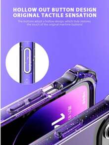 Mida Style Funda compatible con iPhone transparente tecnología magnética uso rudo brillos, carcasa premium Apple, protección avanzada y diseño moderno magnético - Negro - Ver 5