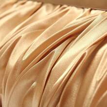 Ruched Purse Solid Clutch Purses For Women Metal Buckle Rhinestone Closure Evening Bag Formal Wedding Clutch Bag Dress Purse