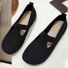 Women's New Fashion Soft Bottom Spring Summer Autumn 2025 Woven Fabric Shoes