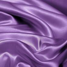Satin Sheets King Silky Soft Satin Bed Sheets Purple Sheet Set, 1 Deep Pocket Fitted Sheet + 1 Flat Sheet + 2 Pillowcases - Purple - View 8