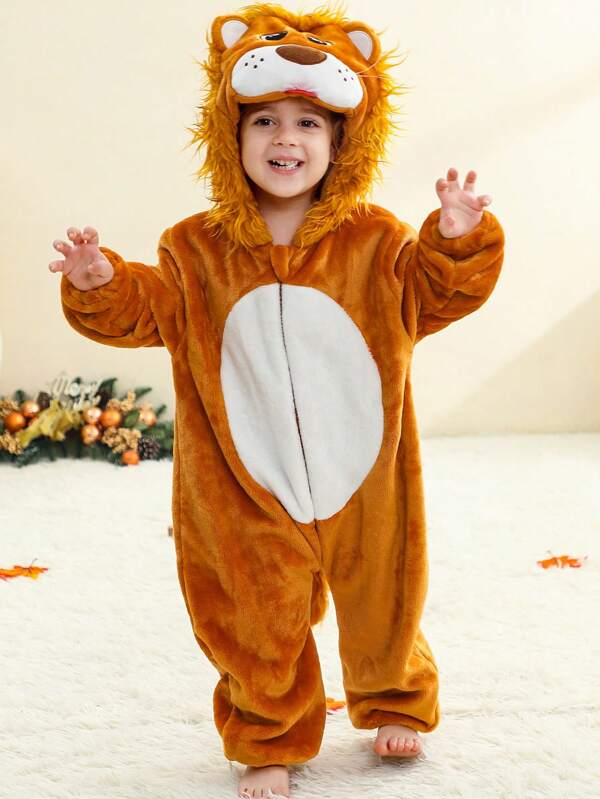 MICHLEY MICHLEY 1Pc Baby Sleeping Bag,Long-Sleeved Sleeping Bag With Feet,Comfortable And Cute Autumn And Winter Polyester Pajamas,Elephant/Lion/Cow/Penguin Cartoon Children'S Sleeping Bag,Baby Role-Playing ,Suitable For 1-3 Years Old Boys And Girls Baby Products,Suitable For Bedroom,Living Room,Outdoor