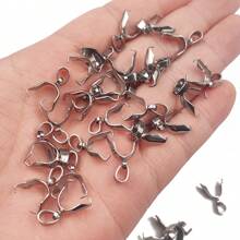 10pcs Stainless Steel Sunflower Seed Design Jewelry Accessory For Necklace Pendant DIY