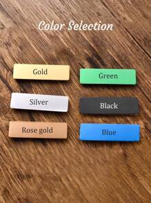 Customized Logo Badges, With Logo Design, Pin Or Magnet Closure, Multiple Color Options, Suitable For Office, School And Business Identification, School Supplies, Back To School, School Gift, For Office, For School, For Classroom, For Teacher Gifts, For University, For Colleague, For Dorm Rooms, For Teacher, Middle School Students, High School Senior High School Students