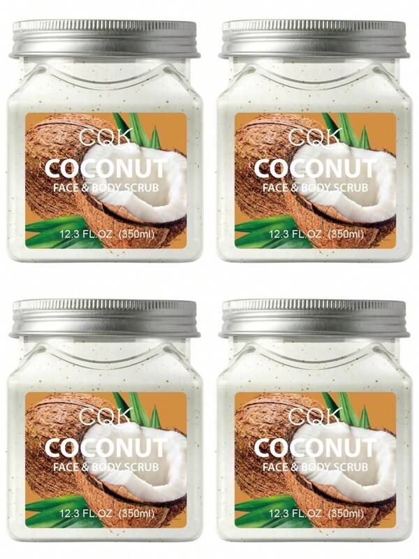 4piezas exfoliante de coco