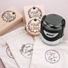 Individuelle Logos, kommerzielle Logos und Textstempel - personalisiertes Anime-Zeichentrickfiguren Design, Geschäftsemblem und hochwertige Tinten-Stempel, geeignet für Büro-Szenarien. Mit einem runden schwarzen Plastikkörper ist er perfekt, um Dokumenten einen einzigartigen Stempel aufzudrücken und individuelle Dokumentenidentifikatoren zu schaffen. Schulbedarf, Schulanfang