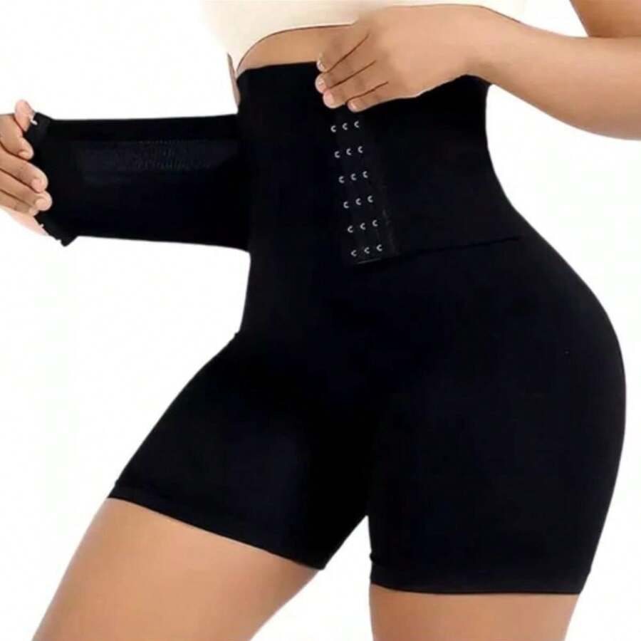 Shapewear Shorts With Built-In Belt Lifts Butt Slims Waist Shapewear Lifts Butt Slims Waist Premium Casual-Comfortable - 裸色 - 查看 1