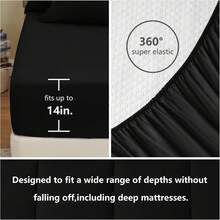 Twin Comforter Set Black 5 Pieces Bed In A Bag Set Black For Teen Boys And Girls Bed Set Kids Twin With All Season Bedding Quilted Comforter, Flat Sheet, Fitted Sheet, Pillowcases - 黑與白 - 查看 7