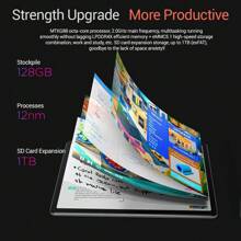 Lenovo Lenovo Zhaoyang K10 Tablet PC mit 10,95 Zoll IPS-Display, 8 GB RAM, 128 GB Speicher, Android 13, SIM-Kartenschlitz, 7040 mAh Akku, 1920 x 1200 Pixel, 90 Hz, 400 Nits, MediaTek Helio G88 Prozessor, 802.11 ac WLAN 5, Bluetooth 5.1, 8 MP + 13 MP Dual-Kamera, unterstützt 1 TB SD-Kartenerweiterung, ohne Ladegerät