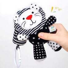 Baby Toy Cartoon Animal Plush Hanging Rattle Toy, Soft Plush Toy With Bell For Use In Crib, Car Seat & Stroller, Best Birthday Gift For Newborn 0-18 Months