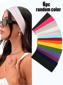 20 pezzi Bandane da donna, fasce per capelli sportive alla moda, fasce per capelli da donna antiscivolo, fasce per capelli, multicolore, sportive, elastiche e traspiranti; accessori per capelli per yoga, valore estetico elevato, fasce per capelli morbide e elastiche per allenamento, yoga, corsa