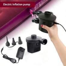 RAF 电动气泵快速充气放气床垫浮筏压缩机黑色ABS塑料便携式小尺寸 - 美規A型插(110-127V) - 查看 2