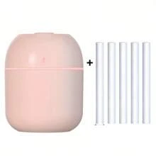 1 pièce Mini humidificateur d'air portable en forme de goutte d'eau alimenté par USB de 220 ml et diffuseur d'huiles essentielles, pour voiture et maison, convient pour le bureau et la maison