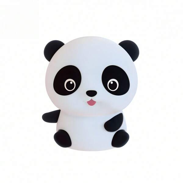 Colorful Life Colorful Life 117 Panda Silicone Lamp, Sleep Bedside Lamp, Bedroom Tap Tap Lamp, Children Room Sleep Companion Night Light