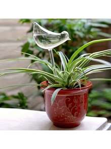 3 Stücke selbstbewässernde vogelförmige Blumenzwiebeln, perfekt für automatische Blumenbewässerung & Gartengeräte für Zuhause, Tropfbewässerungsgerät, Balkon Sukkulenten Pflanzenbewässerer, Duschkopf