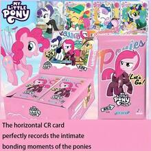 MY LITTLE PONY 1/6 piezas Tarjeta Mágica de Mi Pequeño Pony al azar, 1 y 30 cajas al azar, incluida la oportunidad de sacar tarjetas negras raras, favorita de los coleccionistas, para útiles escolares, de vuelta a la escuela