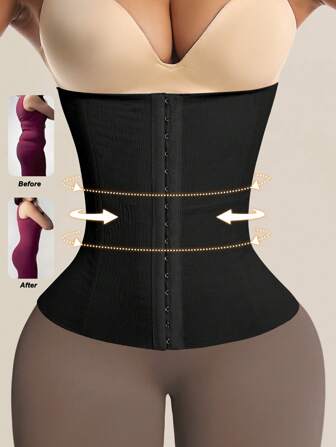1 Pc Waist Trainer Body Shaper Tummy Slimming Body Shapers Women Corset For Women Shapewear Woman Shapewear Women Tummy Control Comfortable Girdle